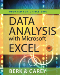 Data Analysis with Microsoft Excel Updated for Office 2007