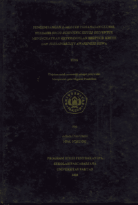 Pengembangan E-module Pemanasan Global Berbasis Socio Scietific Issue (SSI) Untuk Mingkatkan Keterampilan Berpikir Kritis Dan Sustability Awareness Siswa