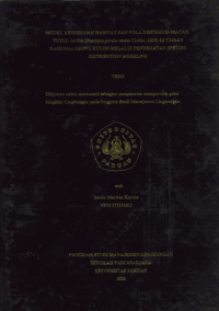 Model Kesesuaian Habitat dan Pola Distribusi Macan Tutul Jawa (Panthera Pardus Melas Cuvier, 1809) di Taman Nasional Ujung Kulon Melalui Pendekatan Species Distribution Modeling