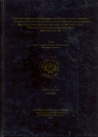 Studi Empiris ESG ( Environmental, Social, and Governance ) Terhadap Return  saham Perusahaan Pertambangan Dengan Profitabilitas Sebagai Variabel Intervening Yang Tercatat Pada Bursa Efek Indonesia Periode 2018-2023