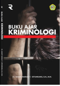 Buku Ajar Kriminologi