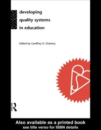 Developing quality systems in education