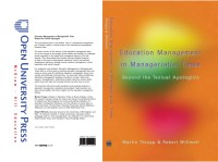 Education management in managerialist times : Beyond the textual apologists