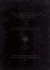 Efektivitas Kombinasi Zeolit Alam dan Limbah Cangkang Telur sebagai Adsorben dalam Pengolahan Limbah Loundry