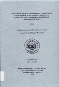 Pengembangan Model IPA Berbasis Literasi Sains Bermuatan Nilai-nilai Religi pada Materi Energi dalam Sistem kehidupan terhadap Hasil Belajar IPA