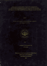 Pengaruh Kompetensi Teknologi Pendidikan, Kepemimpinan Transformasional, dan Efikasi Diri terhadap Komitmen Profesional Guru dalam Pendidikan Multikultural pada Sekolah Dasar Negeri di DKI Jakarta