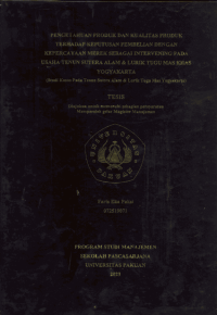 Pengetahuan Produk dan Kualitas Produk terhadap Keputusan Pembelian Dengan Kepercayaan Merek Sebagai Intervening Pada Usaha Tenun Sutera Alam & Lurik Tugu Mas Khas Yogyakarta (Studi Kasus pada Tenun Sutera Alam & Lurik Tugu Mas Yogyakarta)