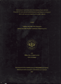 Kebijakan dan strategi Pengembangan Sistem Transportasi dalam Mendukung Pariwisata Kawasan Geopark Bayah Dome Kabupaten Lebak