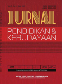 Jurnal Pendidikan dan Kebudayaan Vol. 5, No. 1 Juni 2020
