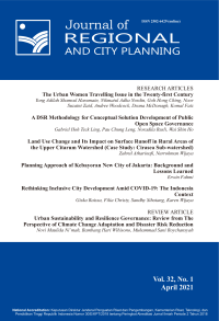 Journal of Regional and City Planning Vol. 33 No. 2