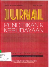 Jurnal Pendidikan & Kebudayaan Vol.20 No. 4 2014