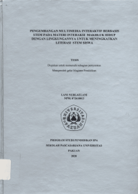 Pengembangan Multimedia Interaktif Berbasis STEM pada Materi Interaksi Makhluk Hidup dengan lingkungannya untuk meningkatkan Literasi STEM Siswa