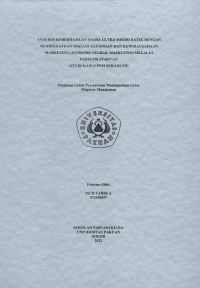 Analisis Keberhasilan Usaha Ultra Mikro Batik Dengan Meningkatkan Inklusi Keuangan Dan Kewirausahaan Marketing
