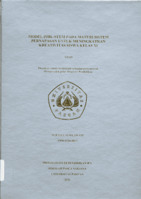 Model PJBL STEM pada Materi Sistem Pernapasan untuk meningkatkan Kreativitas Siswa Kelas XI