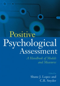 Table of Contents of : Positive psychological assessment: A handbook of models and measures.