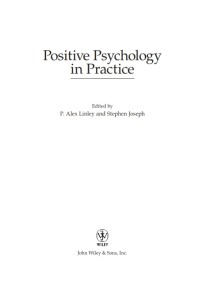 Positive psychology in practice