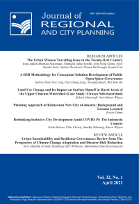 Journal of Regional and City Planning Vol. 32, No. 1 April