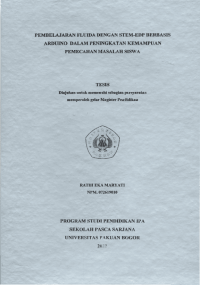 Pembelejaran  Fluida Dengan STEM-EDP Berbasis Arduino Dalam Peningkatan Kemampuan Pemecahan Masalah Siswa