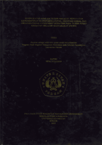 Peningkatan Kinerja Tutor Melalui Penguatan Kepemimpinan Transformasional, Motivasi Kerja dan Organizational Citizenship Behavior pada Tutor Pusat Kegiatan Belajar Masyarakat (PKBM)