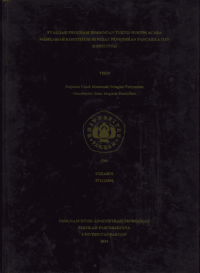 Evaluasi Program Bimbingan Teknis Hukum Acara Mahkamah Konstitusi Di Pusat Pendidikan Pancasila dan Konstitusi