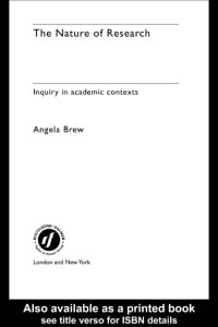 The Nature of Research : Inquiry in academic contexts