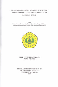 Pengembangan Media Konversi Suhu untuk Meningkatkan Keterampilan Proses Sains dan Sikap Ilmiah