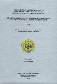 Image of Pengembangan Modul Berbasis STEM pada Materi Listrik Dinamis untuk Meningkatkan Literasi STEM Siswa SMK