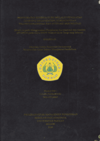 Peningkatan Kinerja Guru Melalui Penguatan Learning Organization, Kepemimpinan Transformasional dan Motivasi Berprestasi