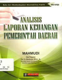 Analisis laporan Keuangan Pemerintah Daerah ed. 3, cet. 1