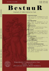 Bestuur : Journal of Administrative Law vol. 10, No. 1