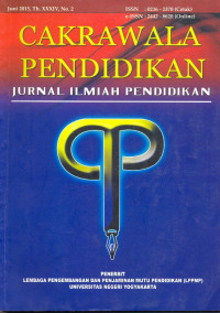 Cakrawala Pendidikan Jurnal Ilmiah Pendidikan