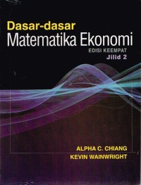 Image of Dasar-dasar Matematika Ekonomi
