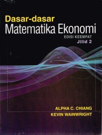 Dasar-dasar Matematika Ekonomi