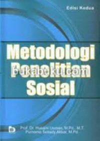 Metodologi Penelitian Sosial