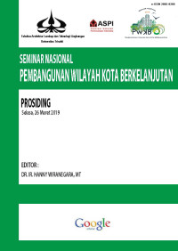 PROSIDING SEMINAR NASIONAL PEMBANGUNAN WILAYAH DAN KOTA BERKELANJUTAN