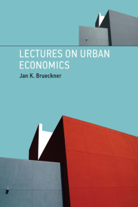 Lectures on Urban Economics