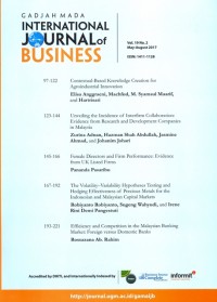 Gadjah Mada International Journal of Business Vol. 19, N. 2 May-August 2017