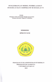 Pengembangan Model Pembelajaran Penemuan dan Cooperatif di SD kelas VI