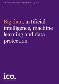 Big data, artificial intelligence, machine learning and data protection