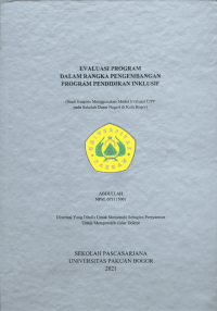 Image of Evaluasi Program dalam Rangka Pengembangan Program Pendidikan Inklusif (Inclusive Education Program Development: Program Evaluation)
