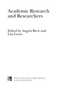 Academic Research and Researchers