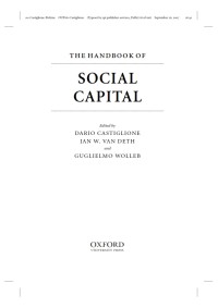 the handbook of : SOCIAL CAPITAL