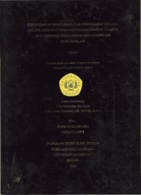 Kepastian Hukum Legalitas Pernikahan Secara Online Menurut Undang-Undang Nomor 1 Tahun 1974 Tentang Perkawinan Dan Kompilasi Hukum Islam