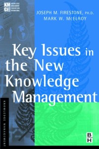 Key issues in the new knowledge management