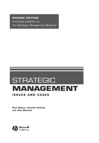 Image of Strategic management : issues and cases