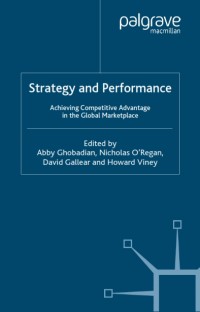 Strategy and Performance : Achieving Competitive Advantage in the Global Marketplace
