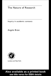 Image of The Nature of Research : Inquiry in academic contexts