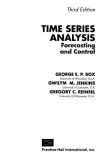 Image of Time Series Analysis Forecasting and Control