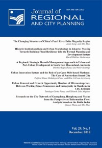 Journal of Regional and City Planning Vol. 29 No 3