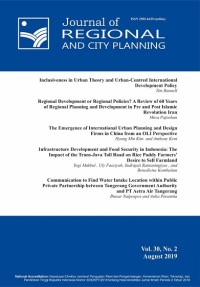 Journal of Regional and City Planning Vol. 30 No. 2
